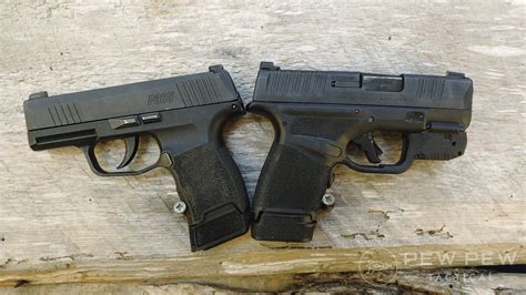The flurry of new micro-compact handguns like the <strong>Springfield Armory</strong> Hellcat and <strong>SIG Sauer</strong> P365 to hit the market recently has people falling in love with carry guns all over again even if we allegedly own enough already (we know deep down inside that is never true). . Sig sauer vs springfield armory